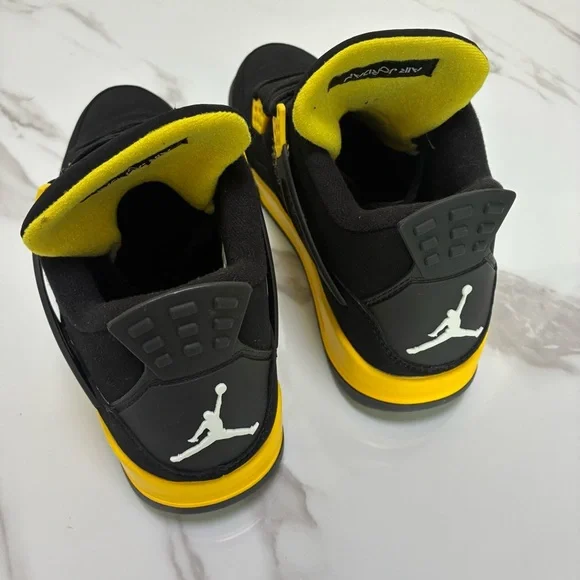Air Jordan 4 Yellow Thunder-Men's Sneakers Shoes